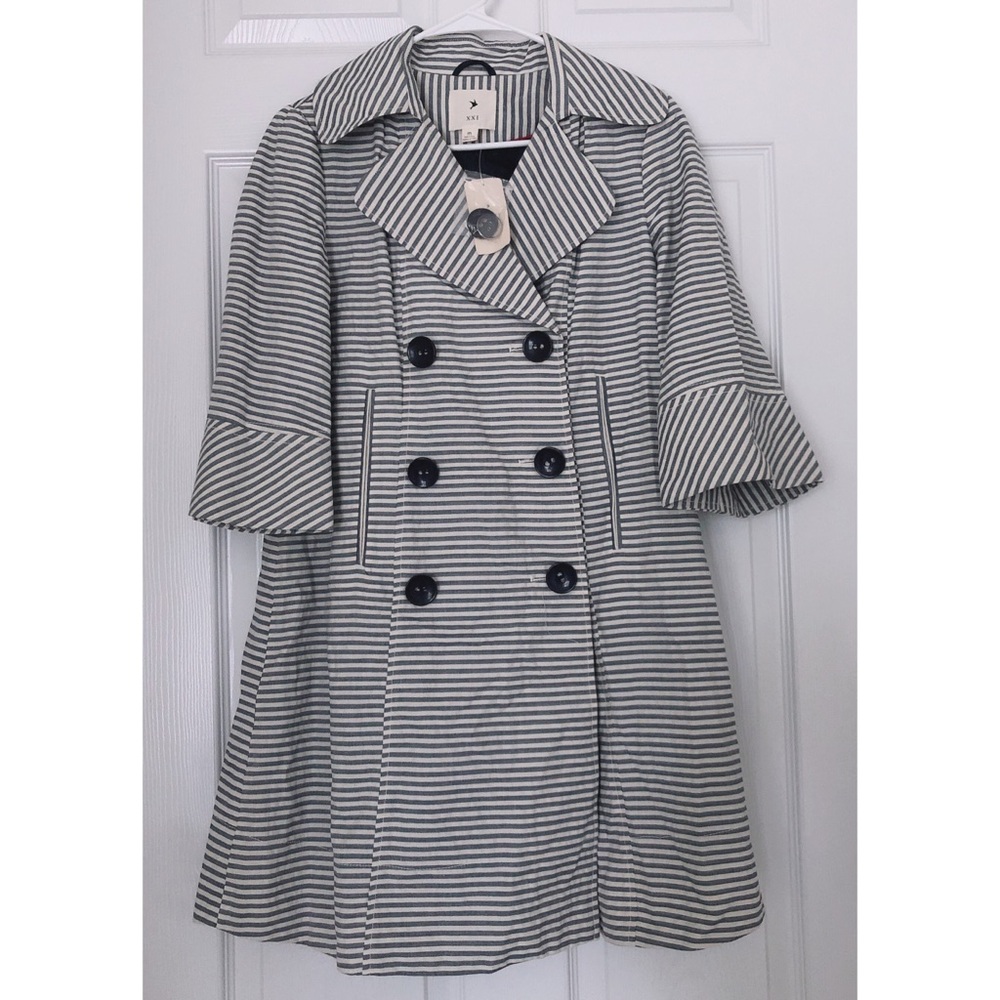 🆕Striped spring coat